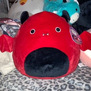 12 inch Dante the devil squishmallow bat